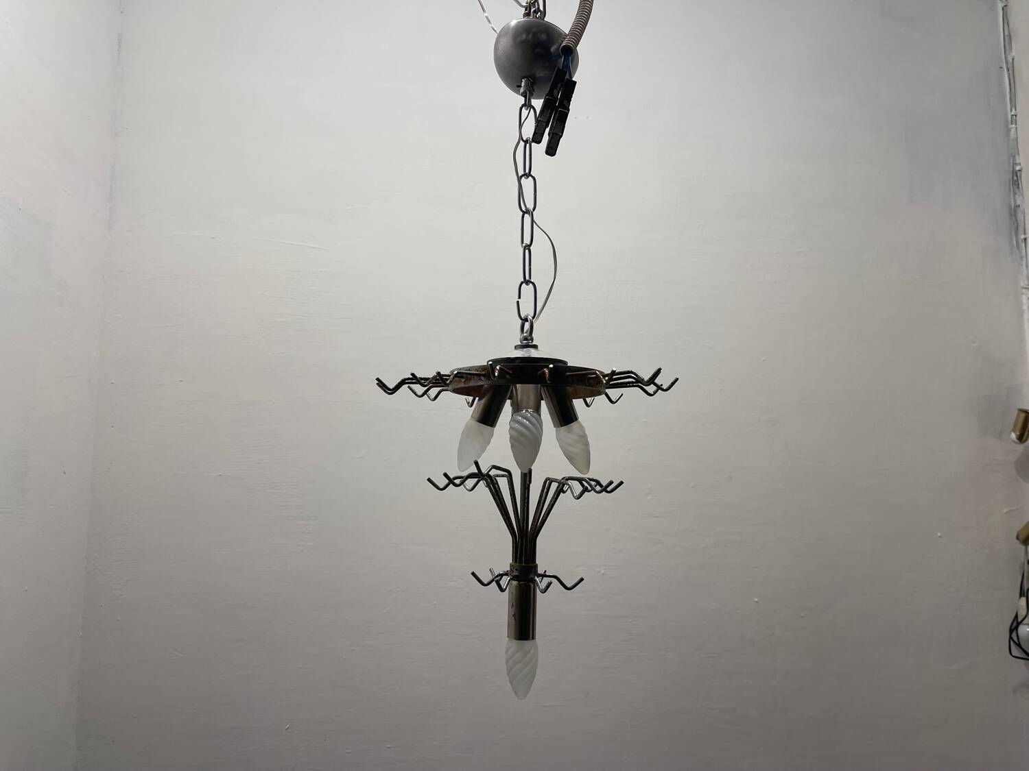 Murano Glass Tube Chandelier 1970’s