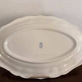 Old Dish Basket Vegetable Dish Earthenware Gien Rouen Renaissance Blue Model