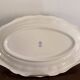 Old Dish Basket Vegetable Dish Earthenware Gien Rouen Renaissance Blue Model