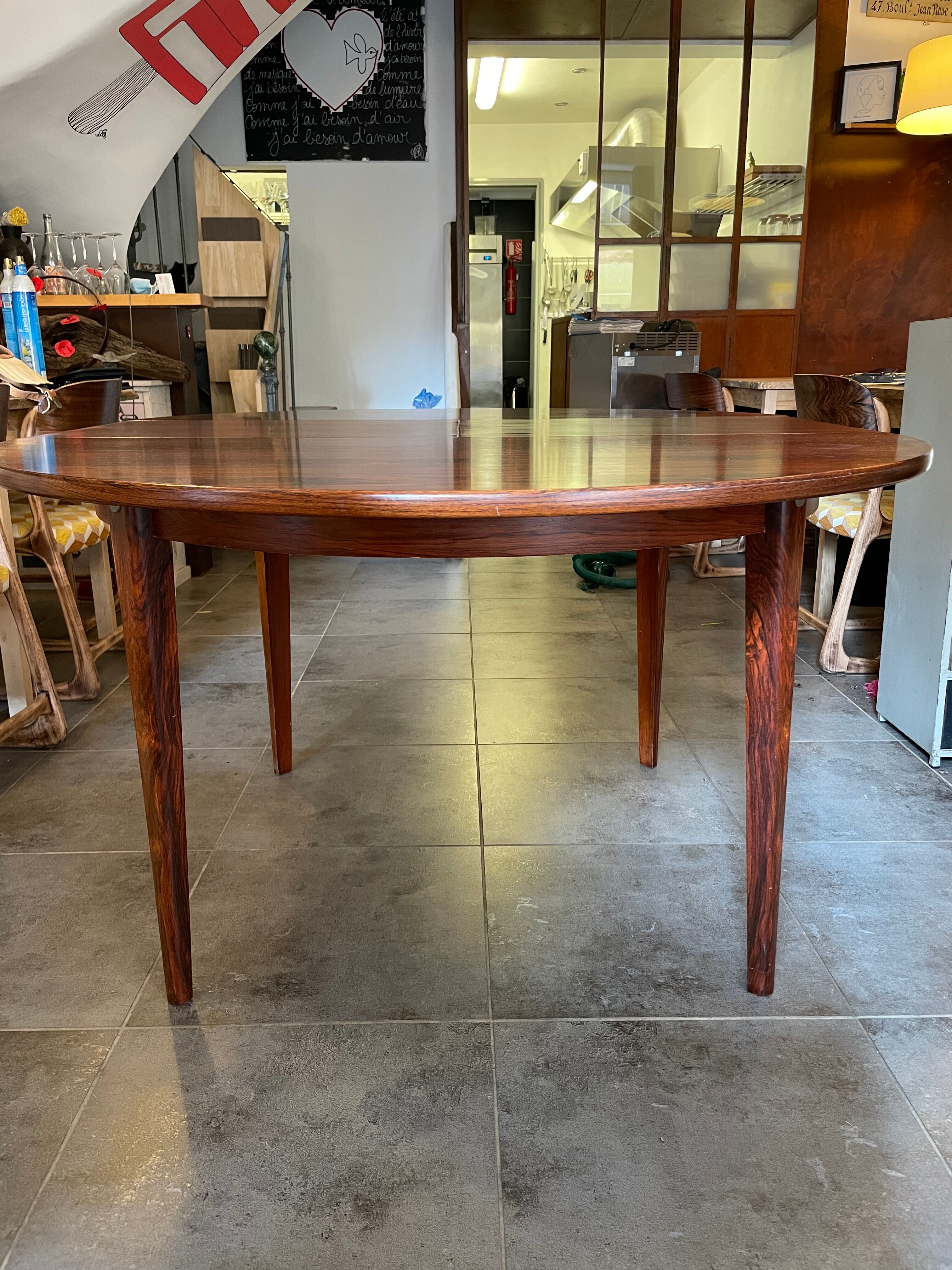 Table dining room Scandinavian rosewood