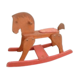 Wooden rocking horse