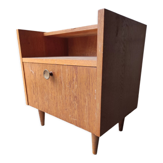 Table de nuit de chevet design scandinave vintage