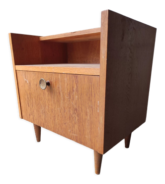 Table de nuit de chevet design scandinave vintage
