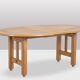 Guillerme et Chambron. Natural oak table. 1970s.