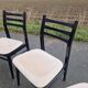 Lot de 4 chaises vintage design scandinave