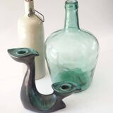 Pair of ceramic candlesticks 1950