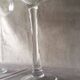Duo of Vases Giant Cocktail Glasses Tealight Holders Cups on Blown Crystal Stand