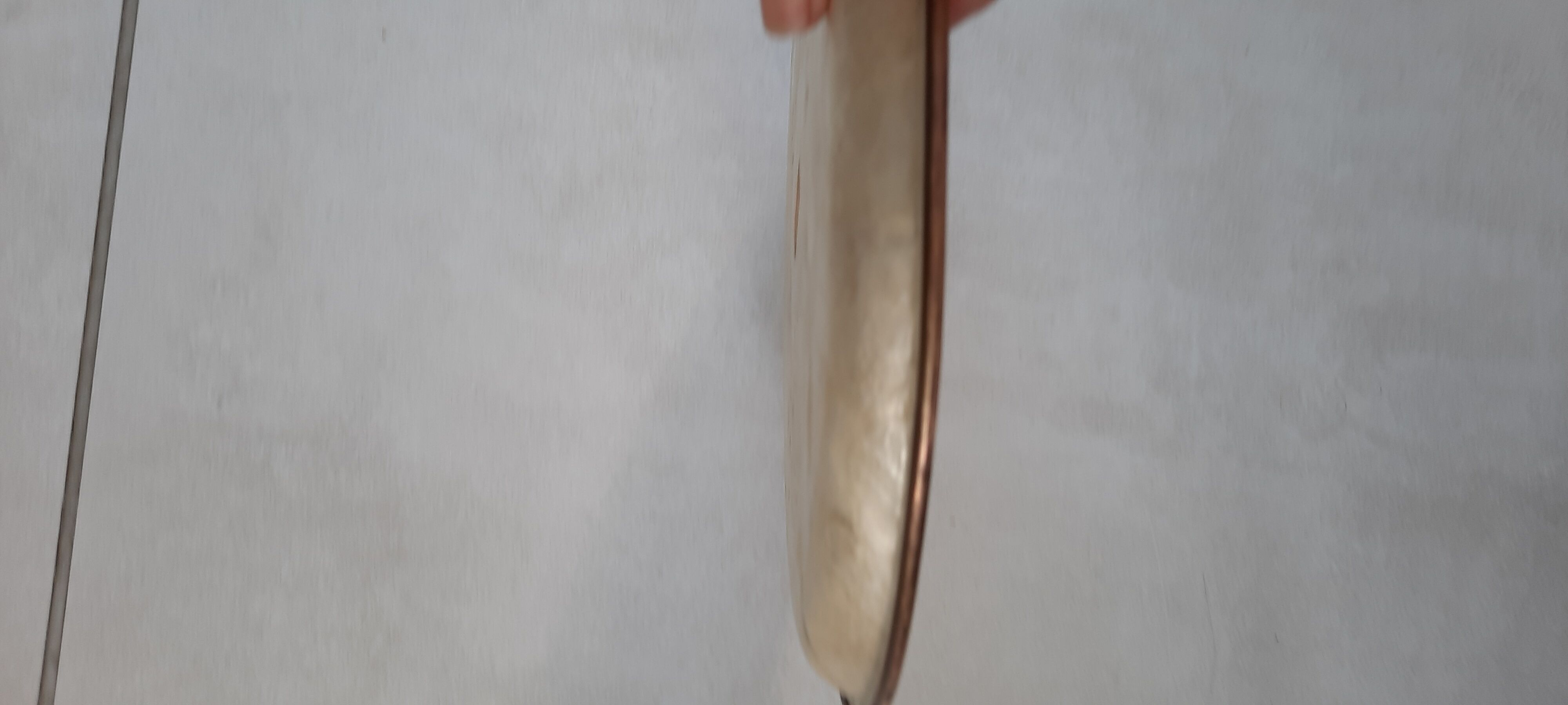 Old mother-of-pearl and brass tray