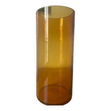 Tinted glass - large vase