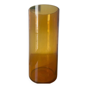 Tinted glass - large vase