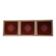 Vintage Optical Art Triptych - Vasarely - Frame 30x30cm