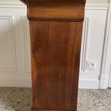 Bedside table / nightstand / column / Somno / Vintage mahogany stand