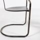 Chaises vintage italiennes en cuir noir « Canasta » d'Arrben, années 1980