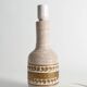 White and Gold Ceramic Table Lamp by Fratelli Fanciulacci, Italy 1970's