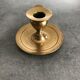 Hand candlestick in massive brasse