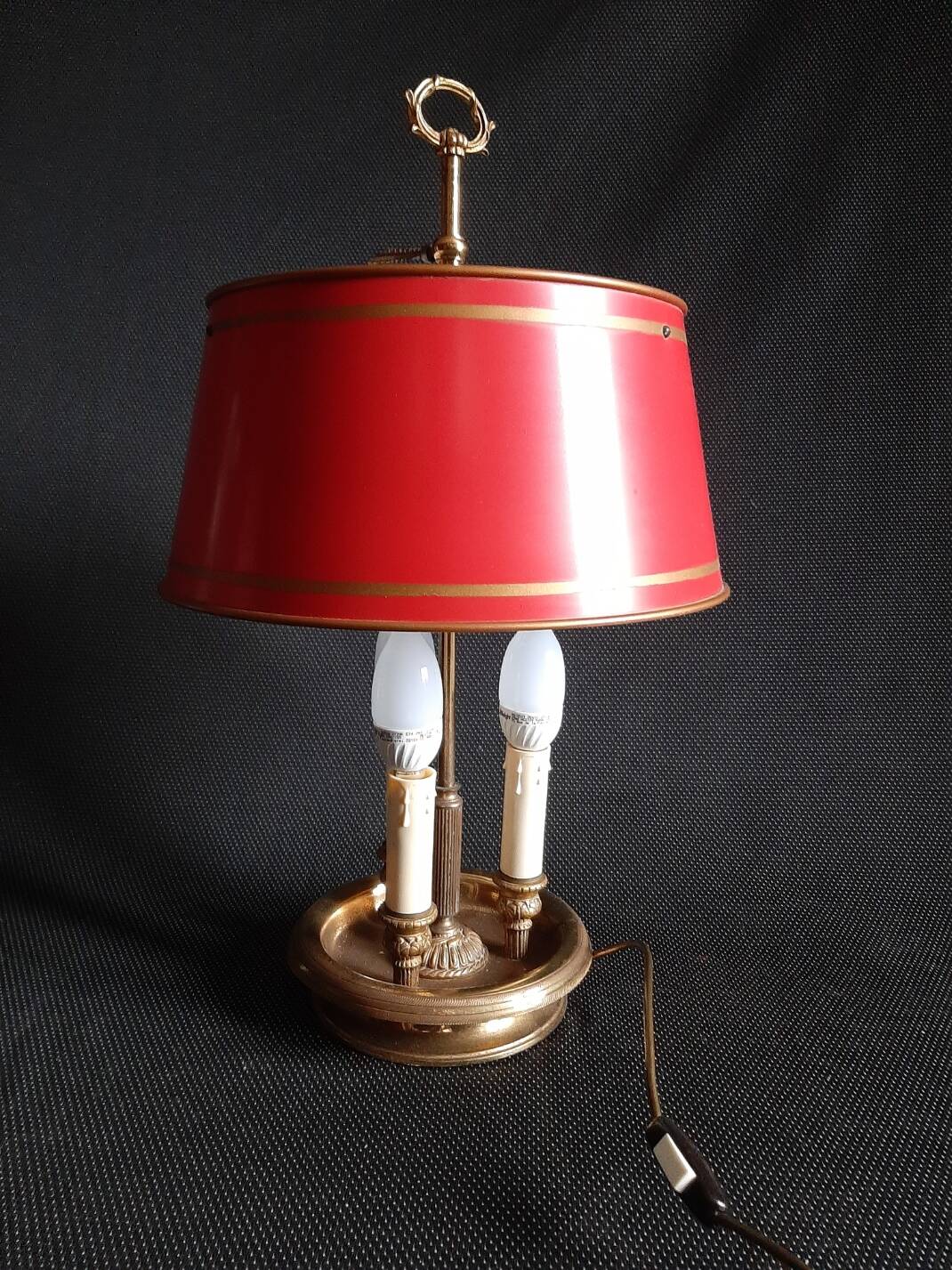 Old bouillotte lamp