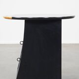 Vintage design (bedside) table by Umberto Asnago for Giorgetti on wheels