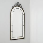 Miroir nordique en métal des années 50 – Design vintage