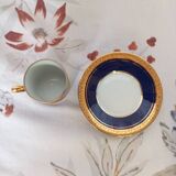 Limoges gold cups and saucers