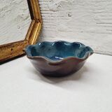 Glazed stoneware pocket tray