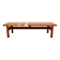 A vintage mid-century Danish Borge Mogensen 5272 rattan coffee table/bench