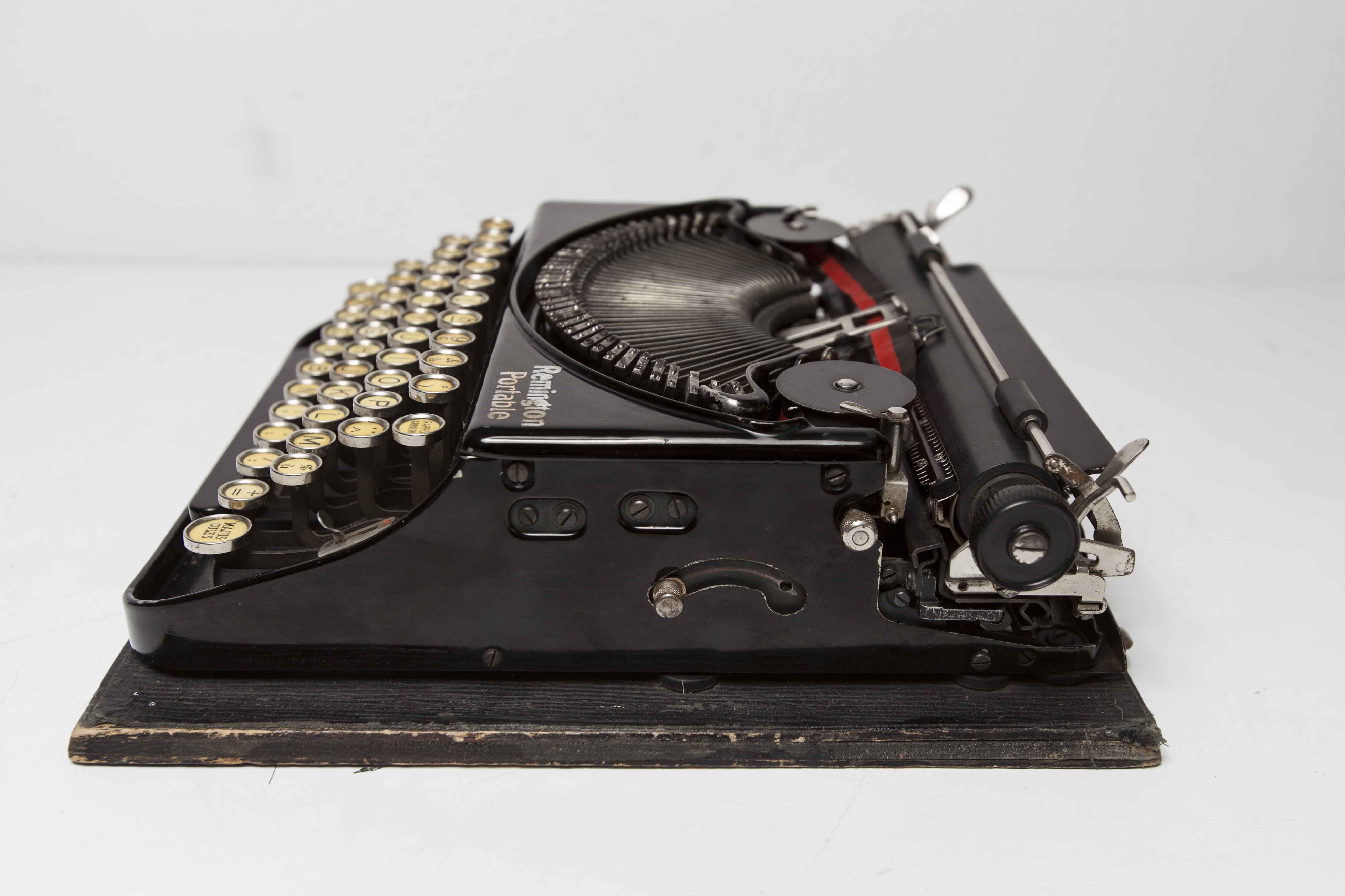 Revised Remington Portable Typewriter and New Ribbon