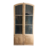 Porte vitrée double
