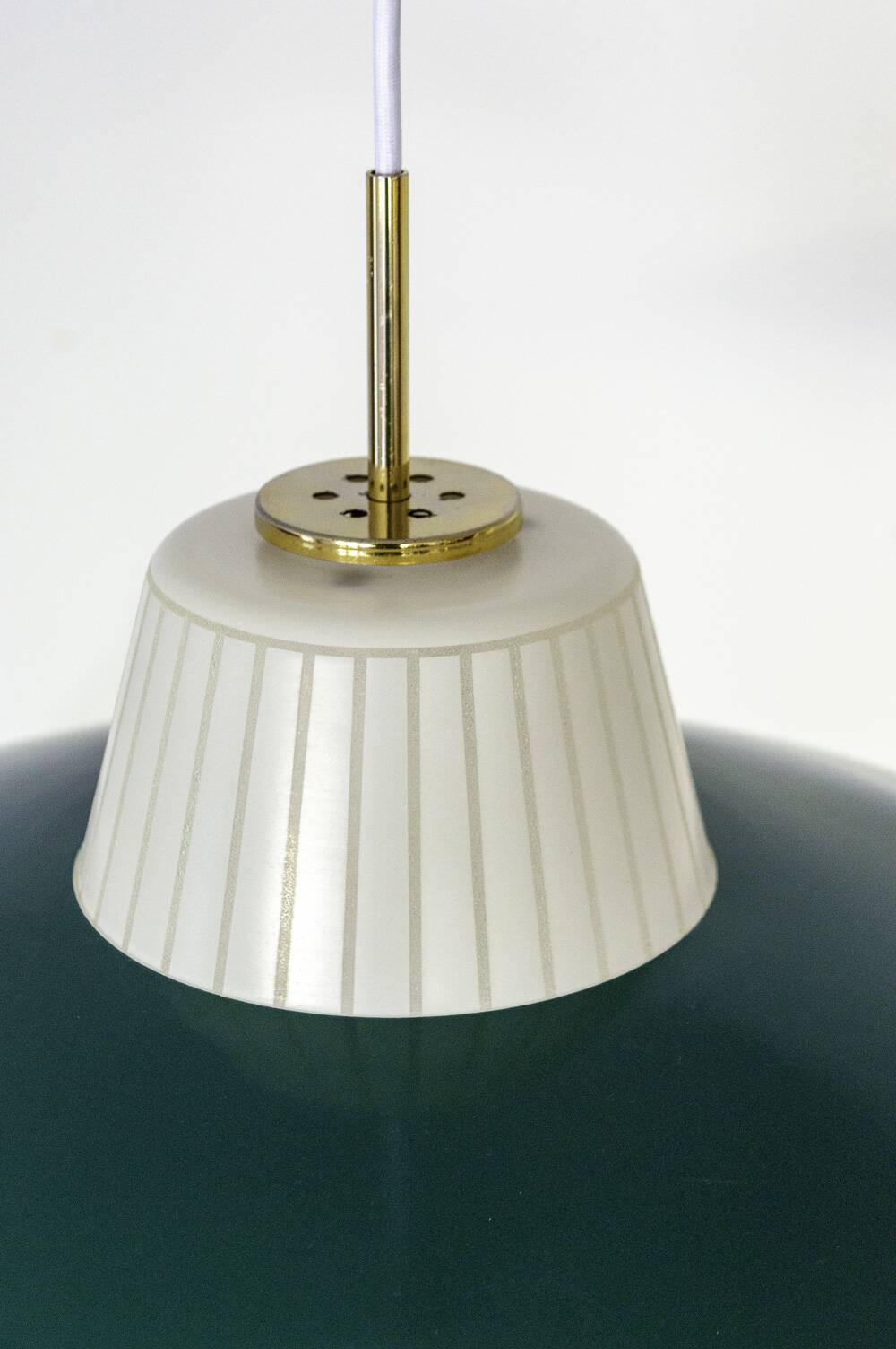 Vintage pendant light, opaline