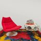 Chauffeuse pivotante F511 vintage par Geoffrey Harcourt édition Artifort