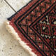 Tapis style persan 85x66 rouge