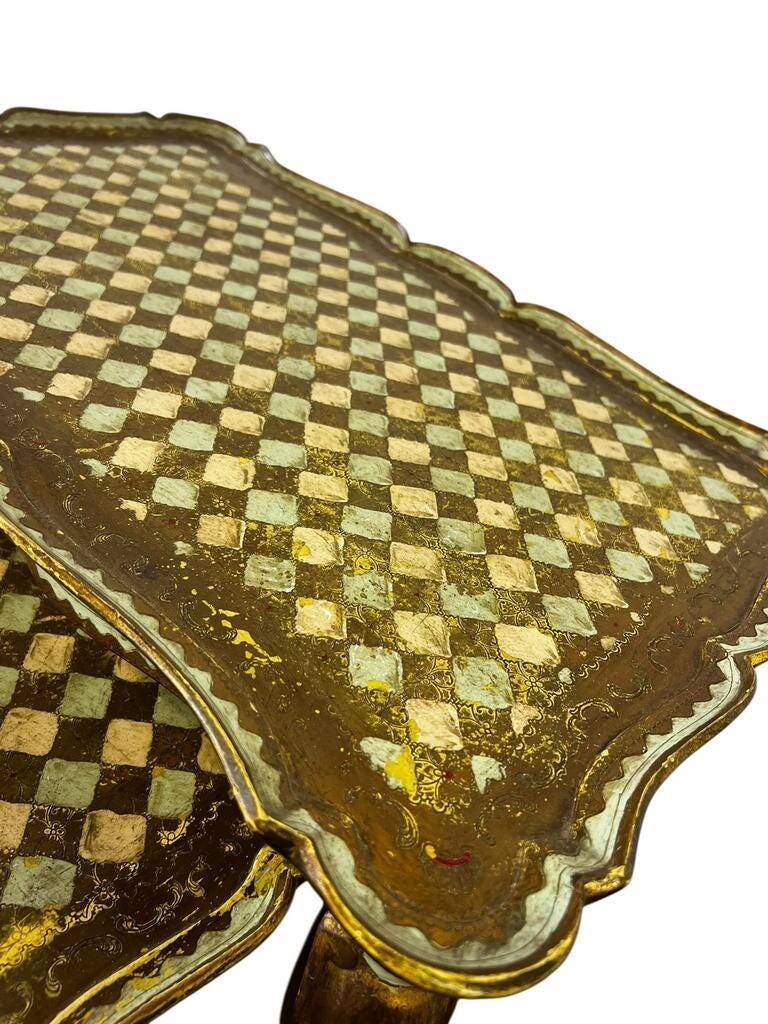 Set of 3 vintage nesting tables / side tables