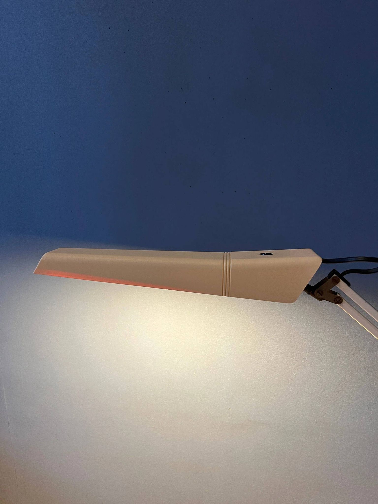 Lampe de bureau vintage avec mécanisme de pince