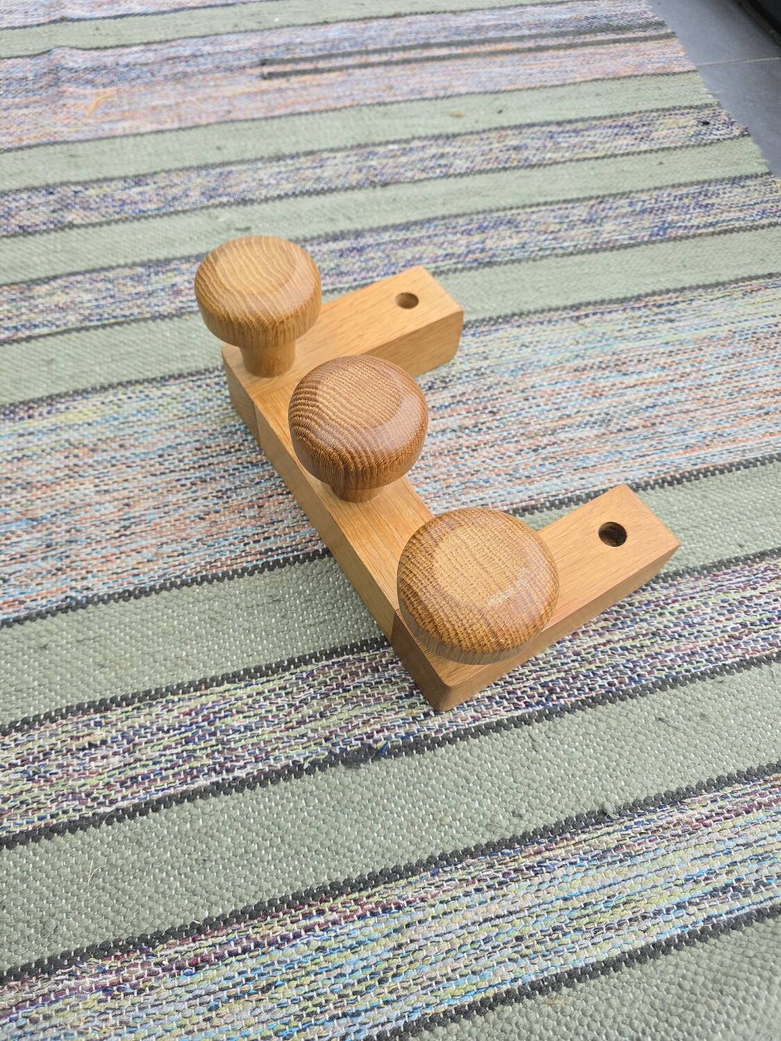 Coat rack with 3 hooks by Guillerme and Chambron