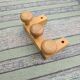 Coat rack with 3 hooks by Guillerme and Chambron