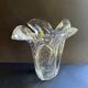 Large Schneider crystal vase