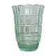 Vase en cristal vert, vintage français