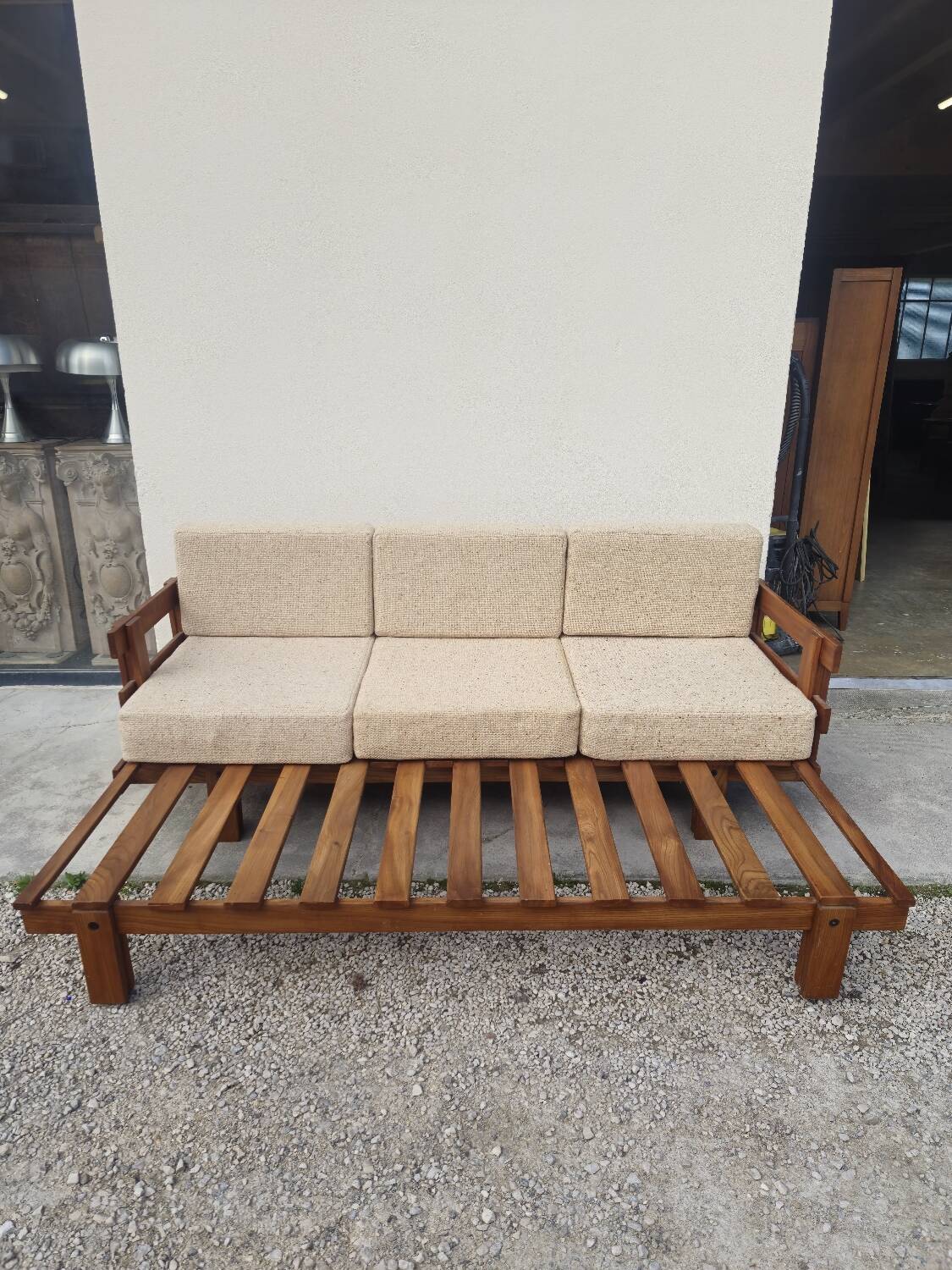 Canapé lit sofa vintage 3 places