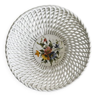 Corbeille à fruits en céramique blanche