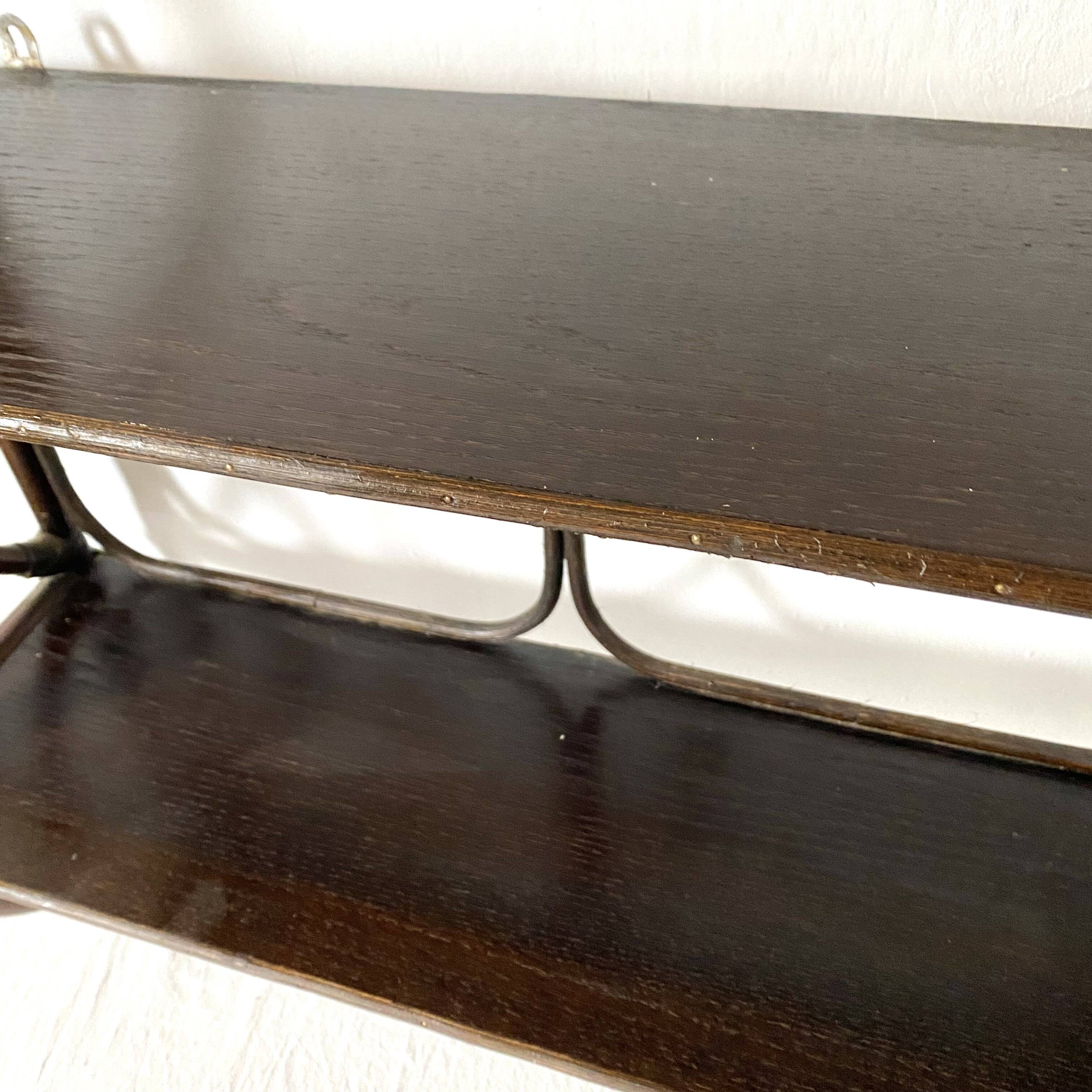 Rattan wall shelf 1970