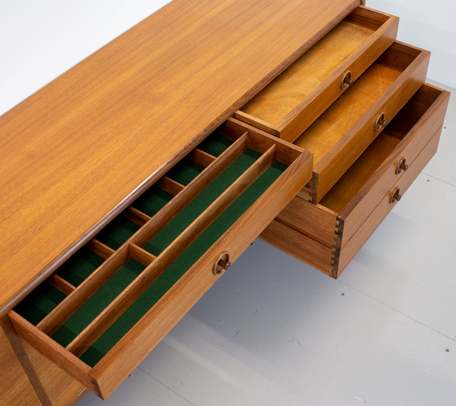 1960s Teak & Afromosia Sideboard designed by Robert Heritage