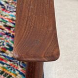 Fauteuil scandinave en teck, années 1960