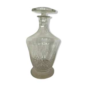 Carafe en cristal taillé