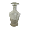 Carved crystal carafe from Baccarat 20th century house