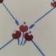 Large antique platter Badonviller Fénal Normandy pattern