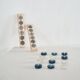 12 modern glass knife rests from Pukeberg