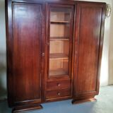 Art deco library cabinet