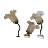 Set of 3 wall sconces