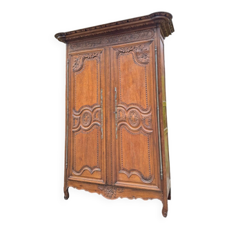 Armoire Normande En Chêne XVIII Eme Siècle