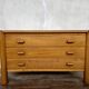 🌟 Very beautiful vintage 70s chest of drawers – Solid elm – Regain style