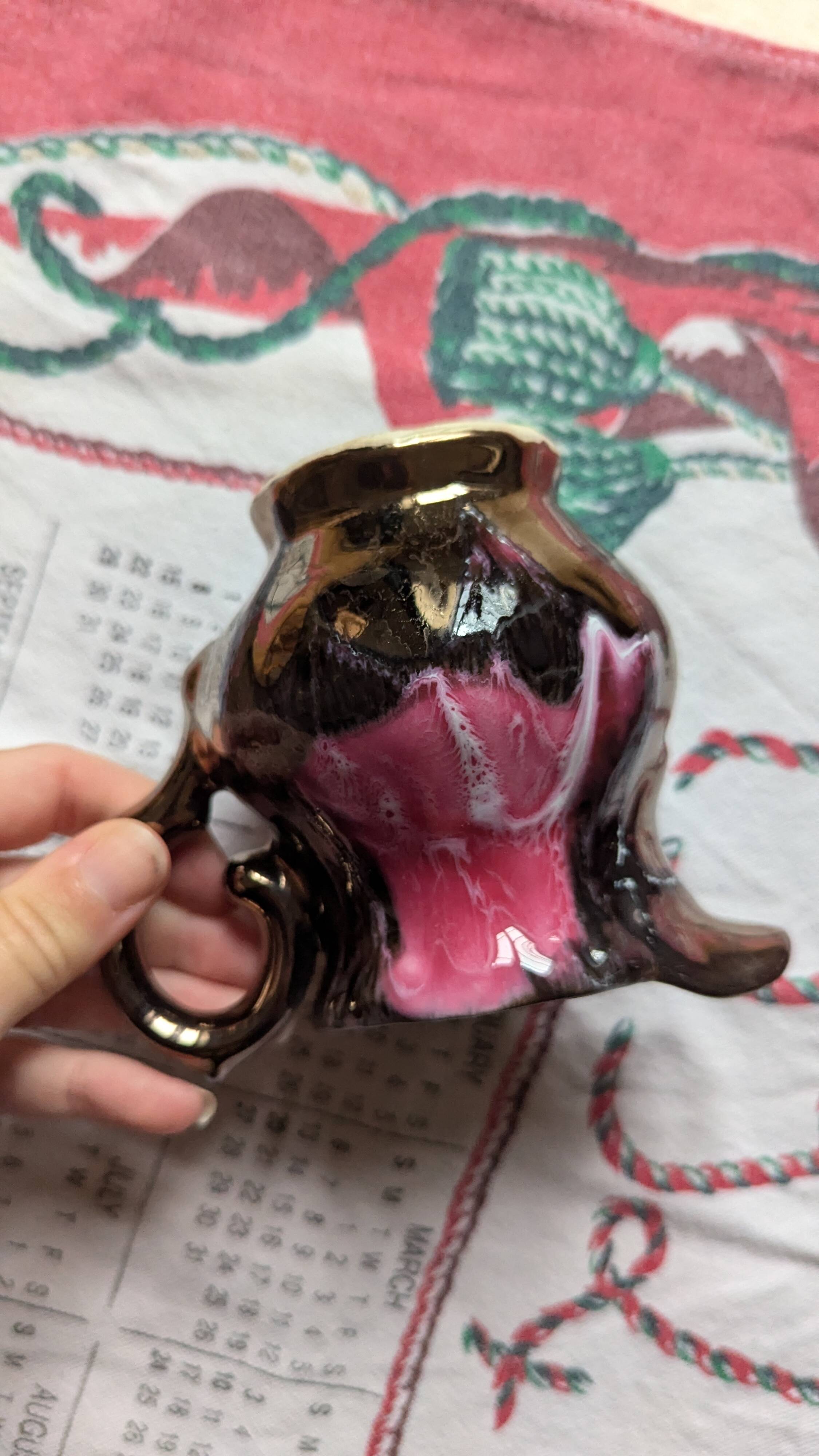 Vallauris sugar bowl + milk jug